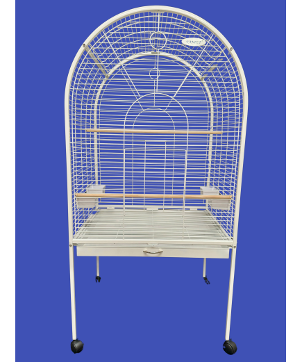 Parrot-Supplies Jacksonville Top Opening Parrot Cage White